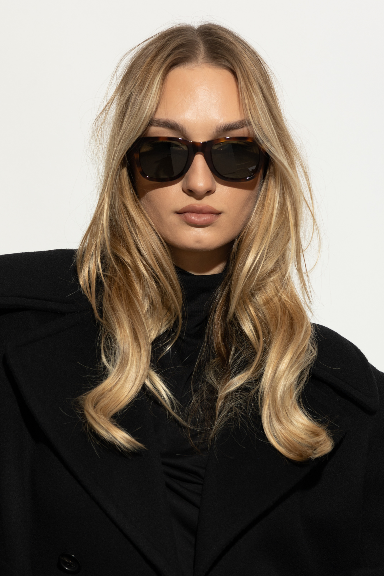 サングラス Saint Laurent 'Classic SL 51' sunglasses Brown 